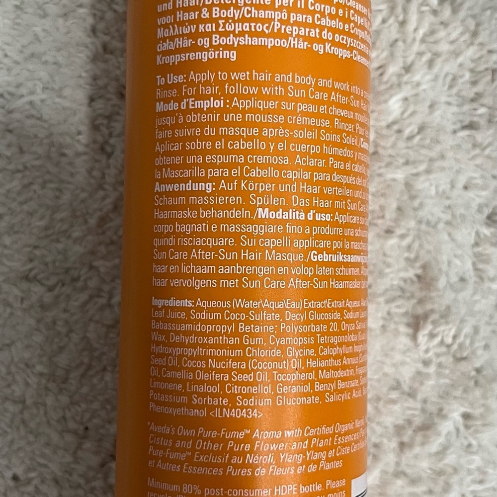 AVEDA Sun Care‎ Hair and Body Cleanser - Picture 6 of 7